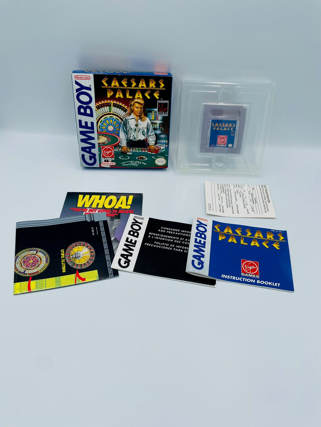 Game Boy | Caesars Palace | OHNE INLAY NUR MODUL UND ANLEITUNG OVP
