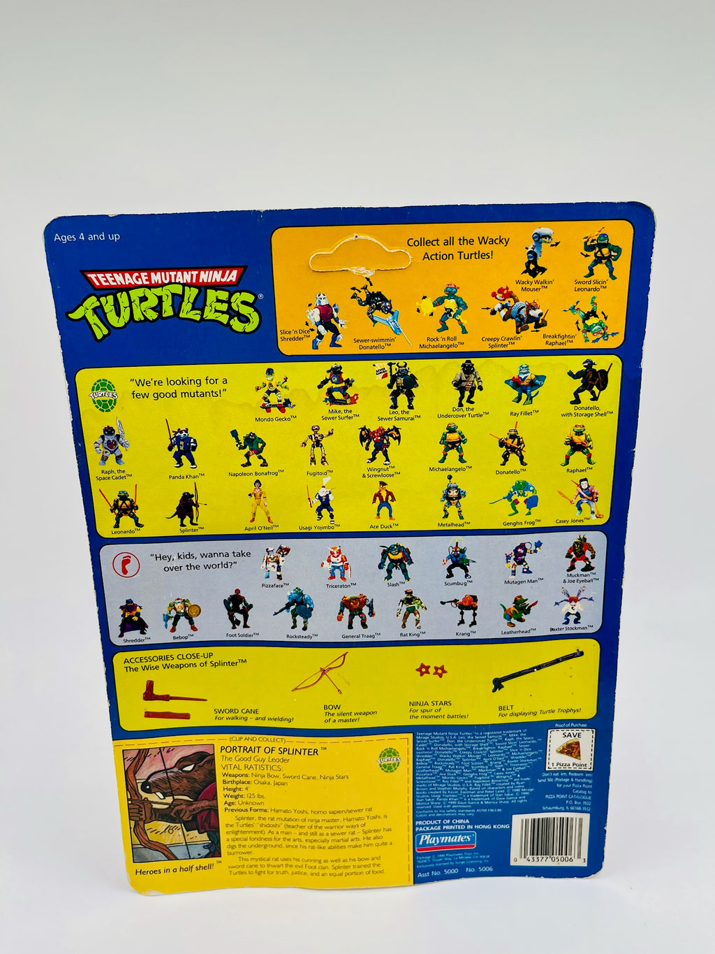 TMNT | Splinter Actionfiguren | (Teenage Mutant Ninja Turtles) | OVP