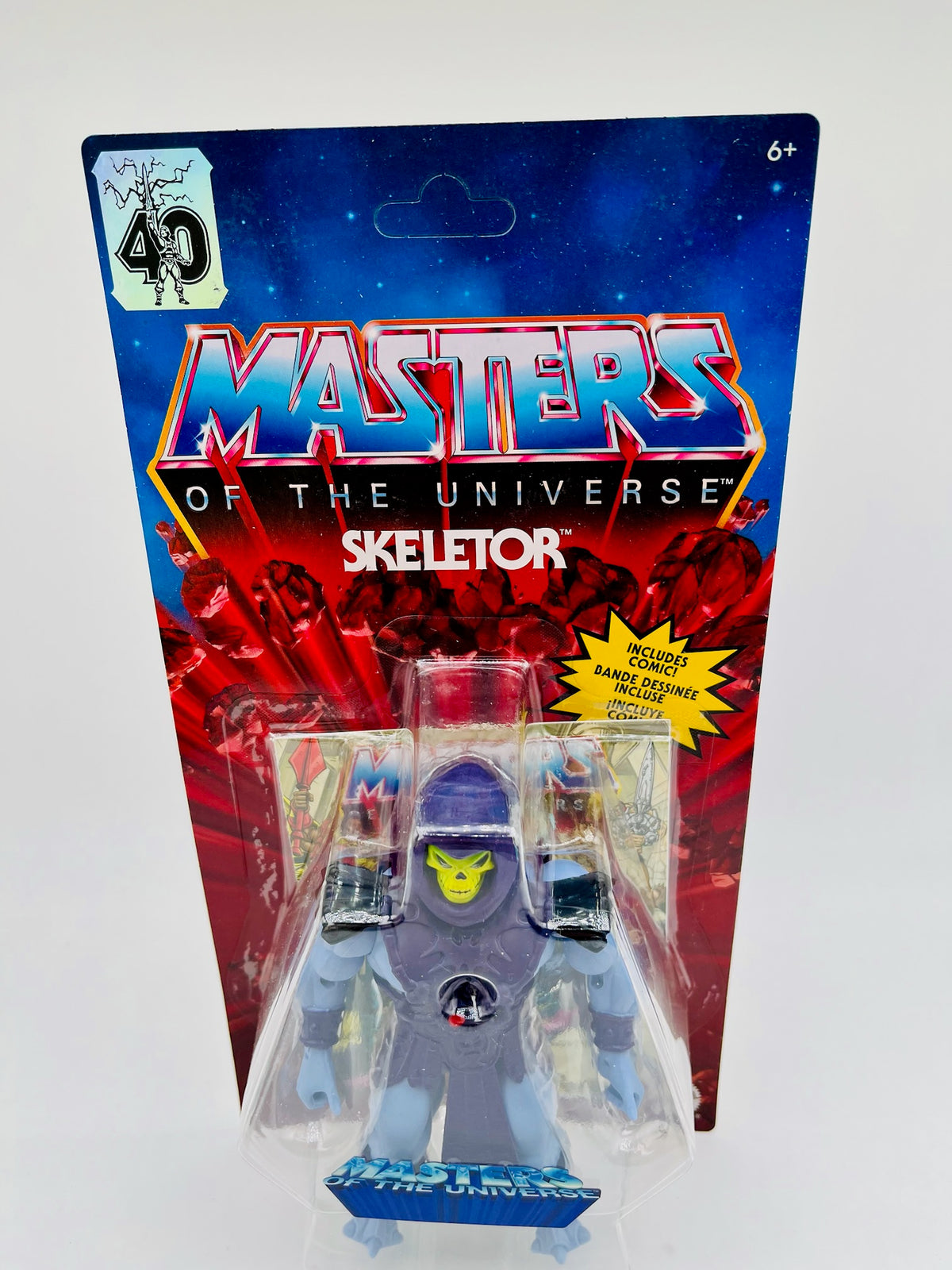MOTU | Skeletor | Masters of the Universe | 40th Anniversary Karted | OVP