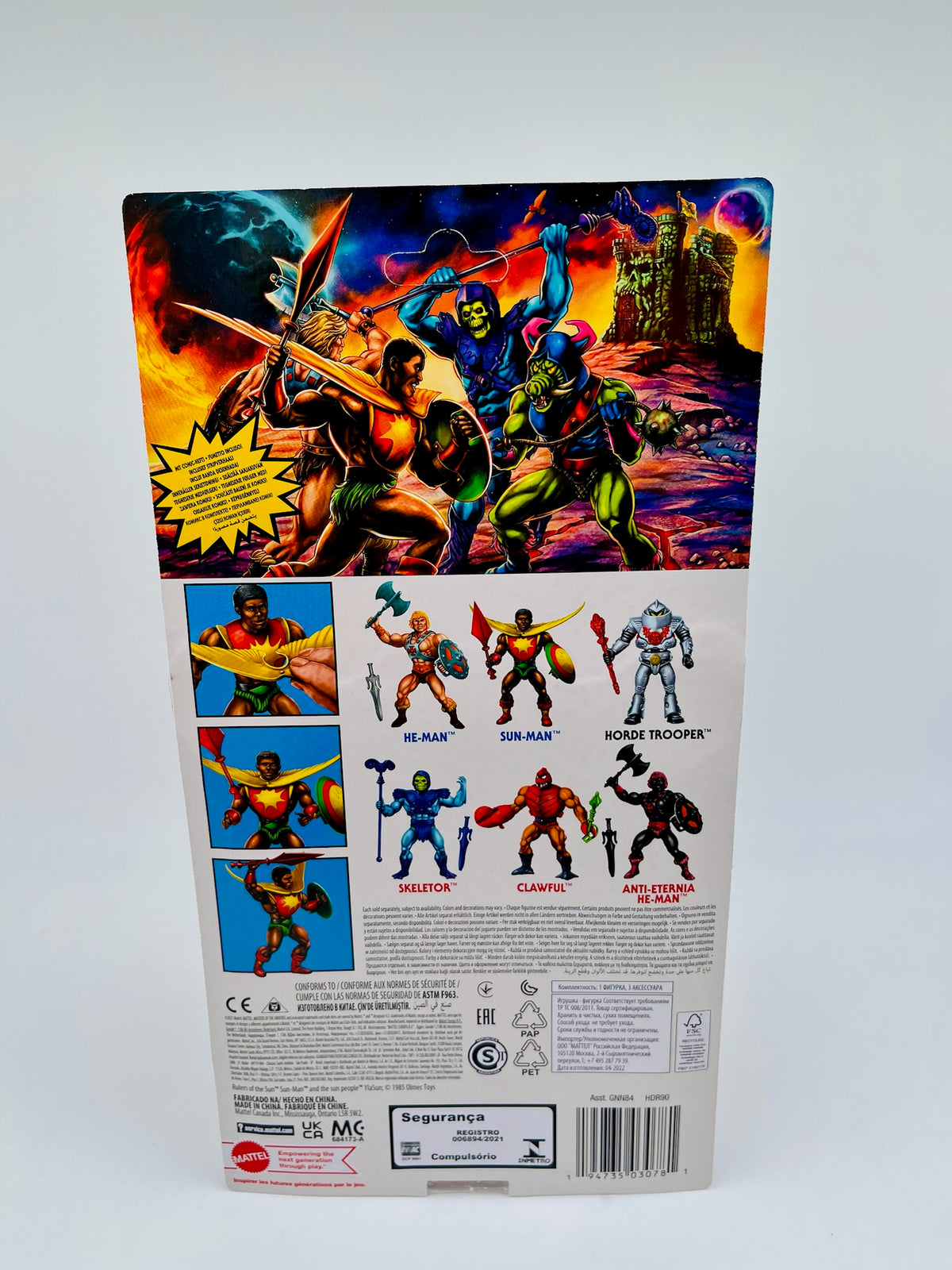MOTU | Sun-Man | Masters of the Universe | OVP | Mattel