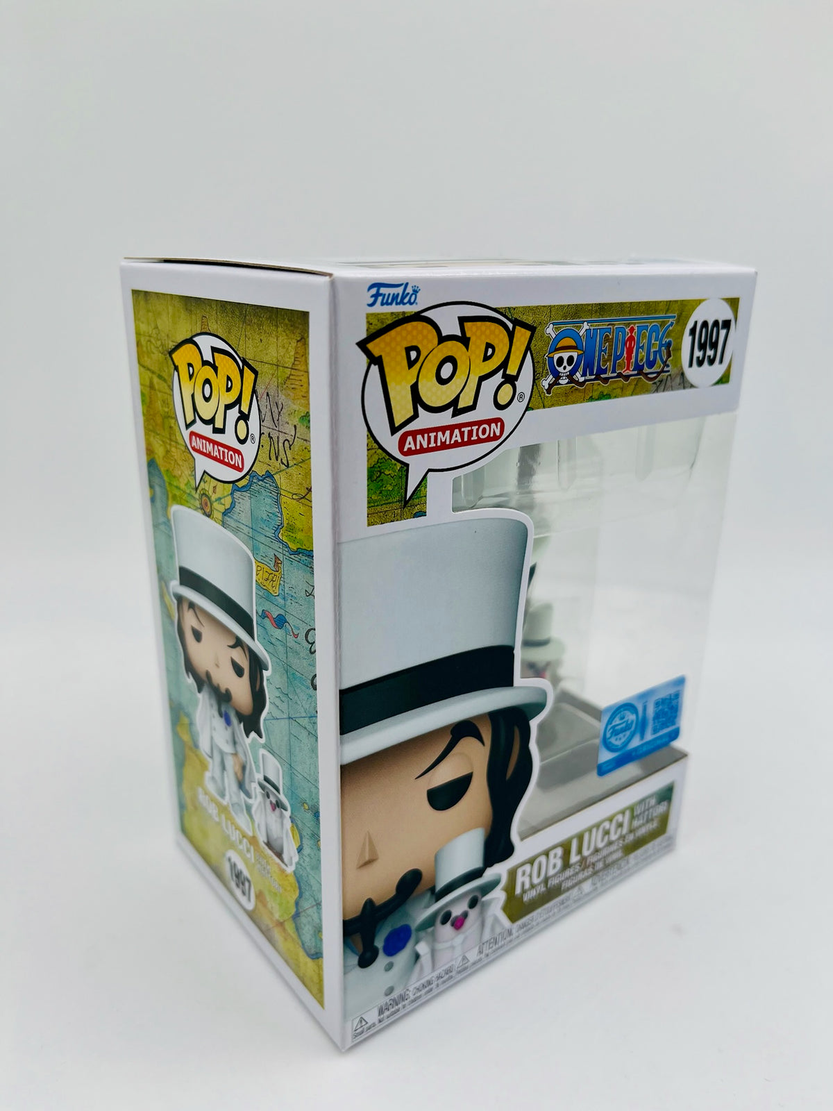Funko Pop | One Piece Rob Lucci White Outfit | #1997 | with Hattori | OVP | Funko