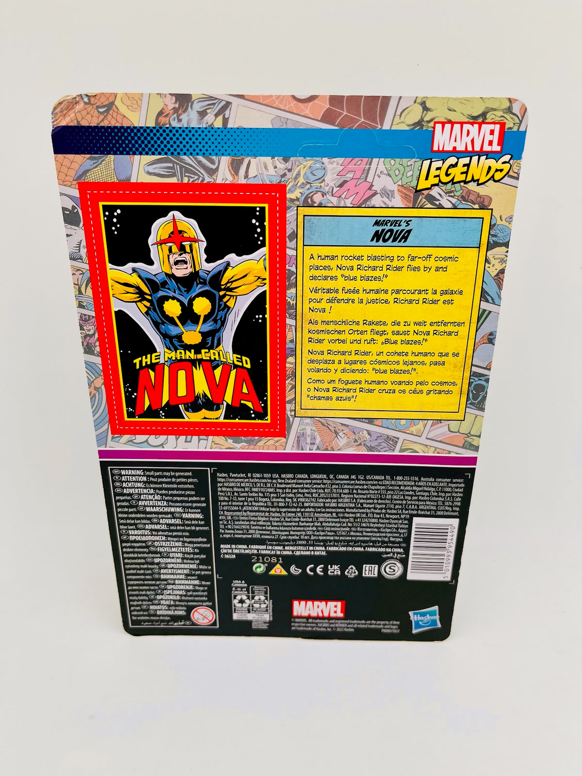 Marvel Legends | Nova Actionfigur Cardback | OVP