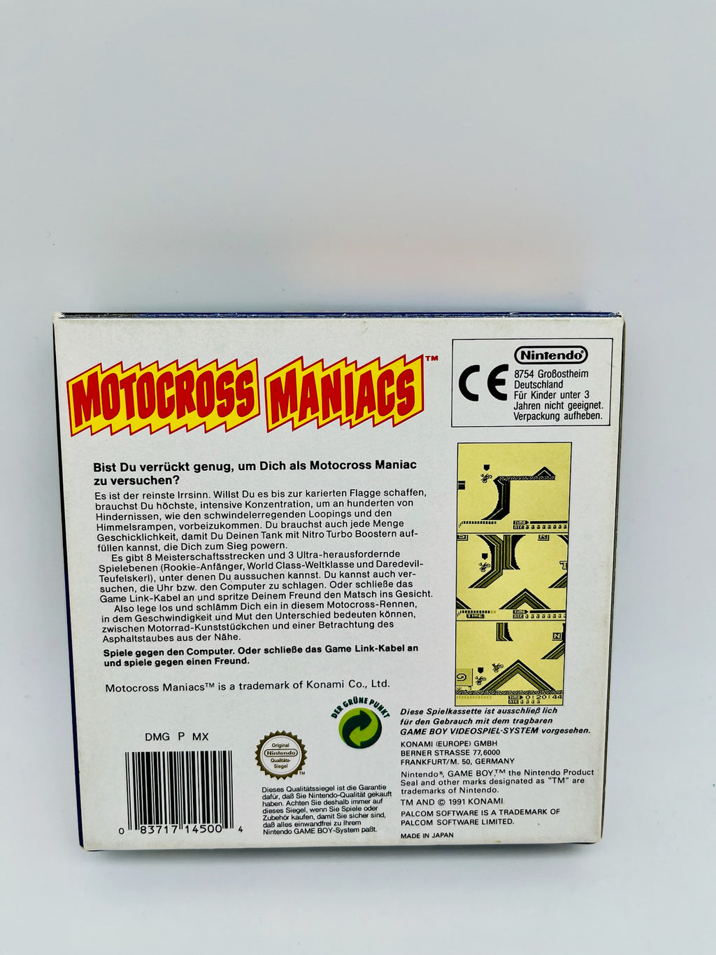Game Boy | Motocross Maniacs | OVP