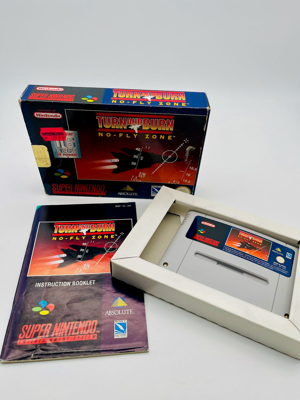 SNES | Turn and Burn: No-Fly Zone | OVP