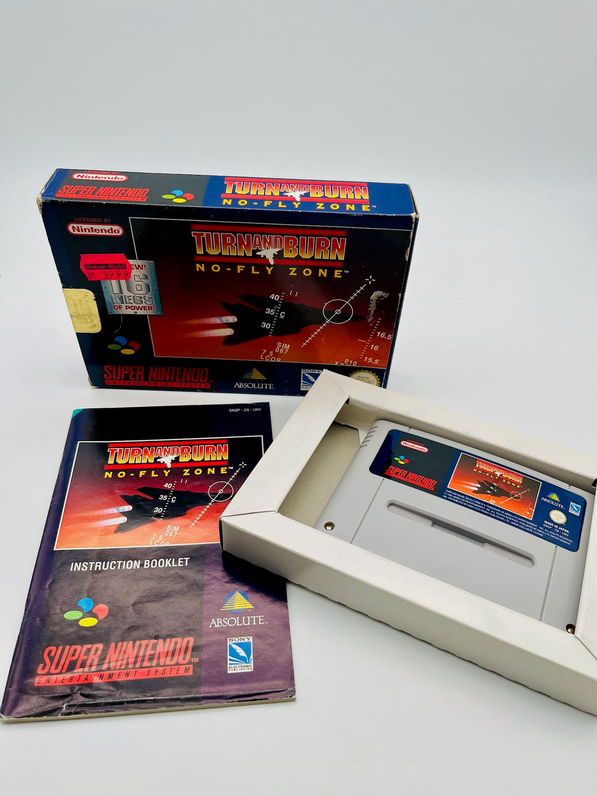 SNES | Turn and Burn: No-Fly Zone | OVP