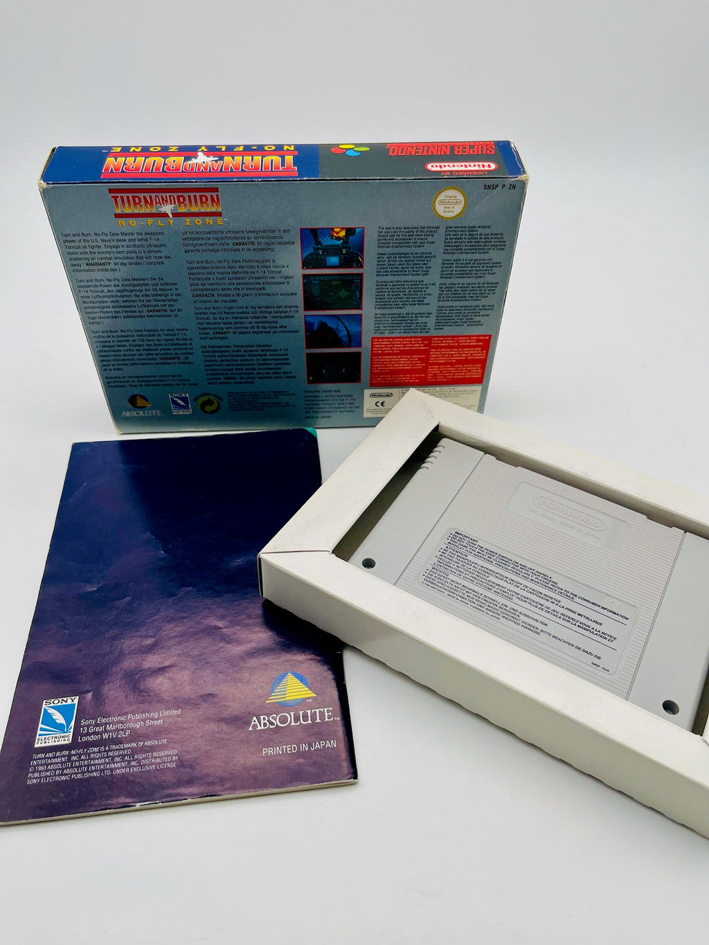 SNES | Turn and Burn: No-Fly Zone | OVP
