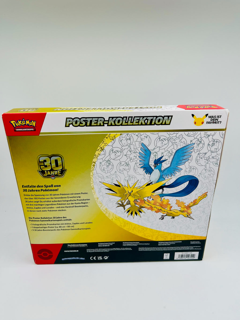 Pokémon TCG | Poster-Kollektion 30 Jahre Pokémon | OVP | DE