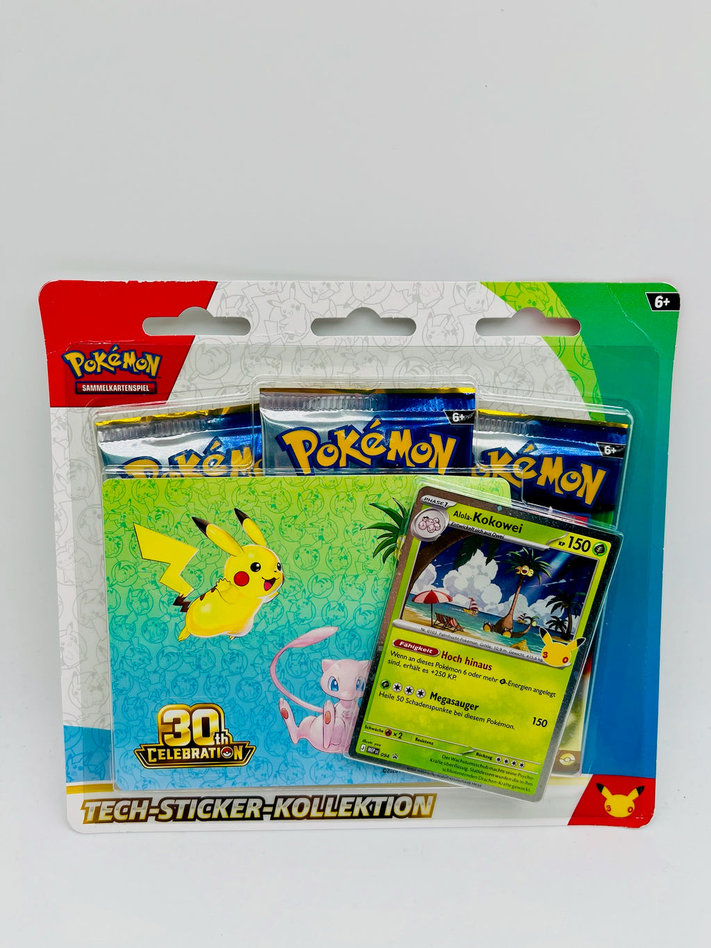 Pokémon TCG | Tech-Sticker-Kollektion 30 Jahre - Alola Kokowei | OVP | DE