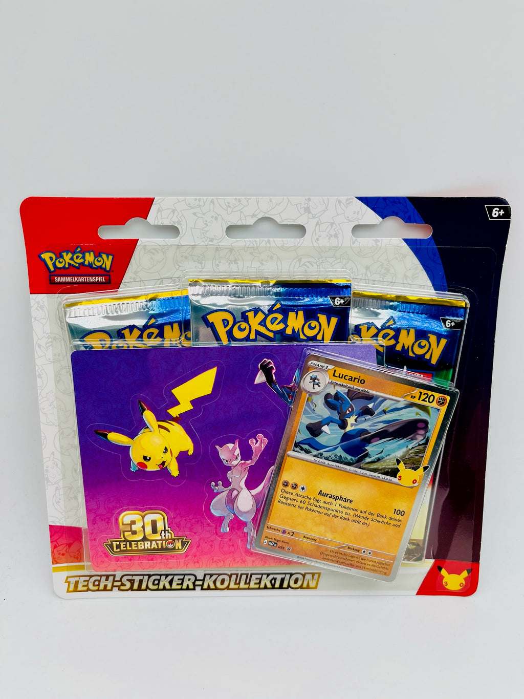 Pokémon TCG | Tech-Sticker-Kollektion 30 Jahre - Lucario | OVP | DE