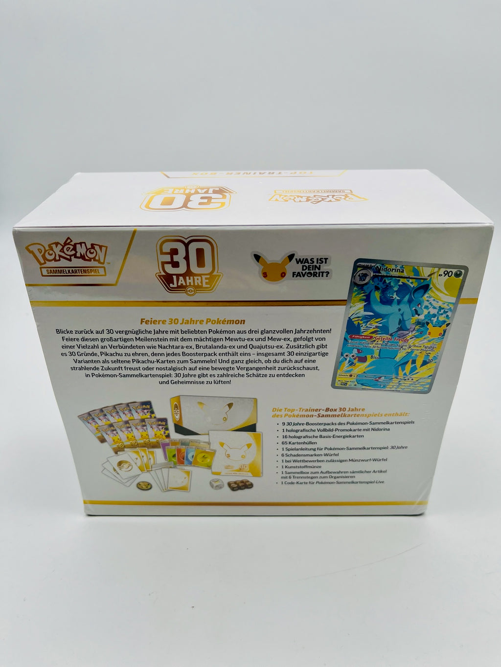 Pokémon TCG | Top-Trainer-Box 30 Jahre | OVP | DE