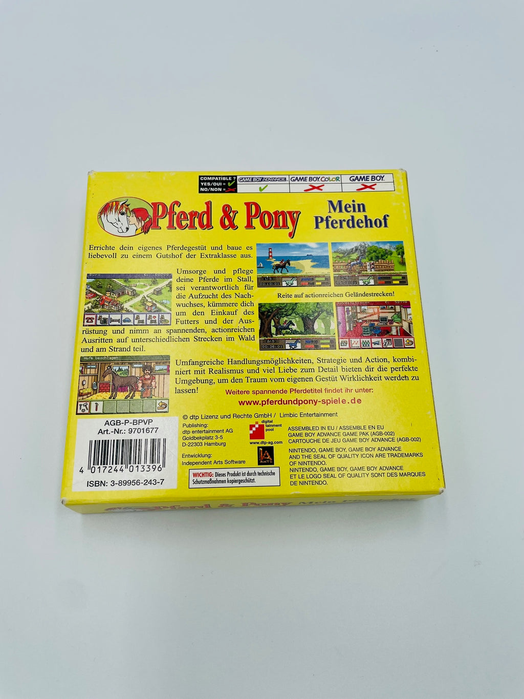 Game Boy Advance | Pferd & Pony - Mein Pferdehof | CIB