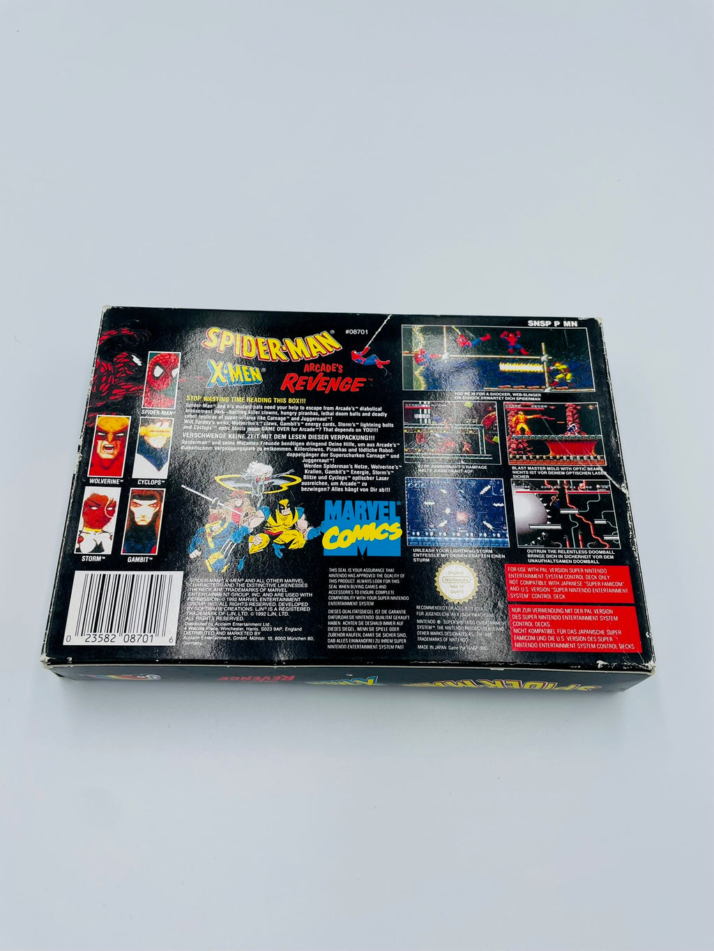 SNES | Spider-Man & X-Men: Arcade's Revenge | CIB
