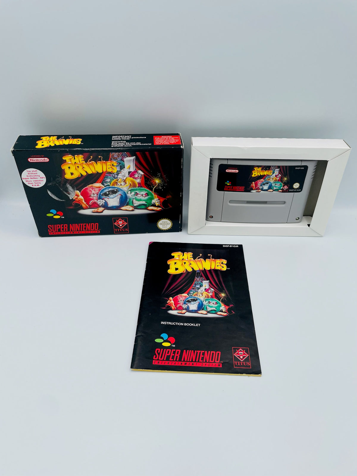 SNES | The Brainies | CIB