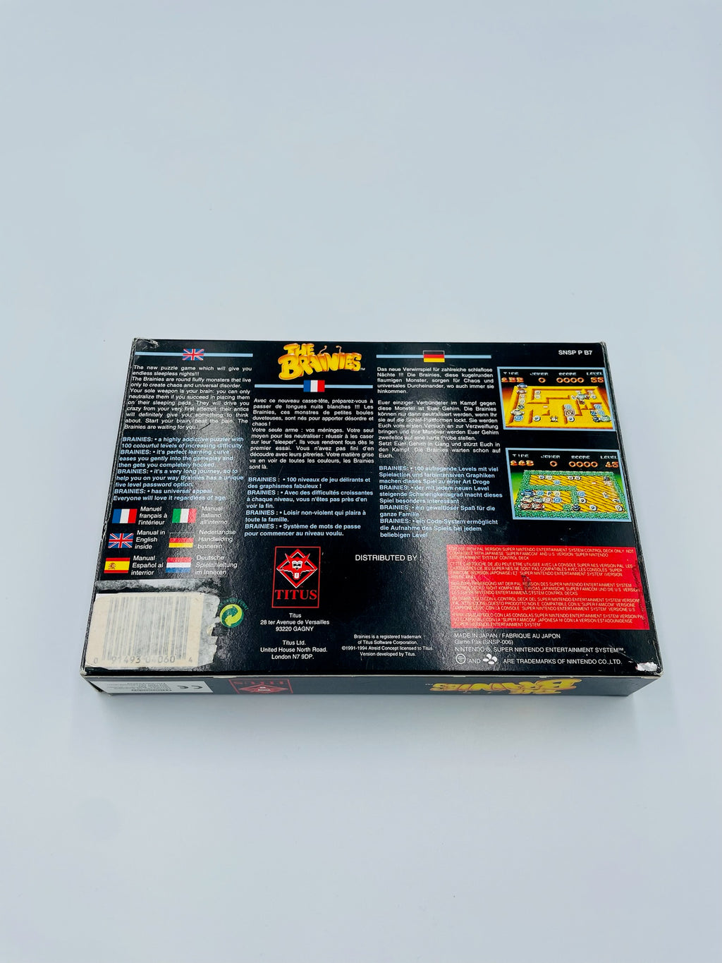 SNES | The Brainies | CIB