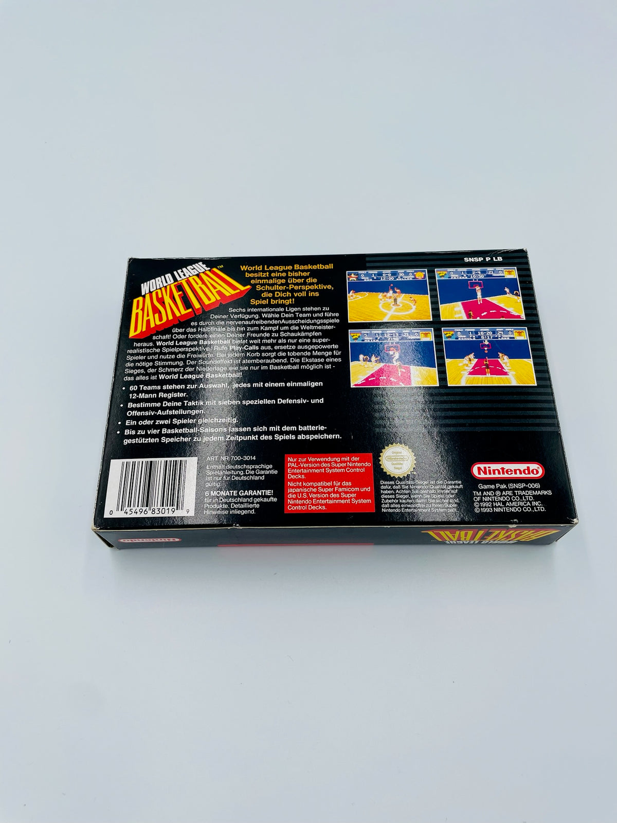 SNES | World League Basketball | CIB