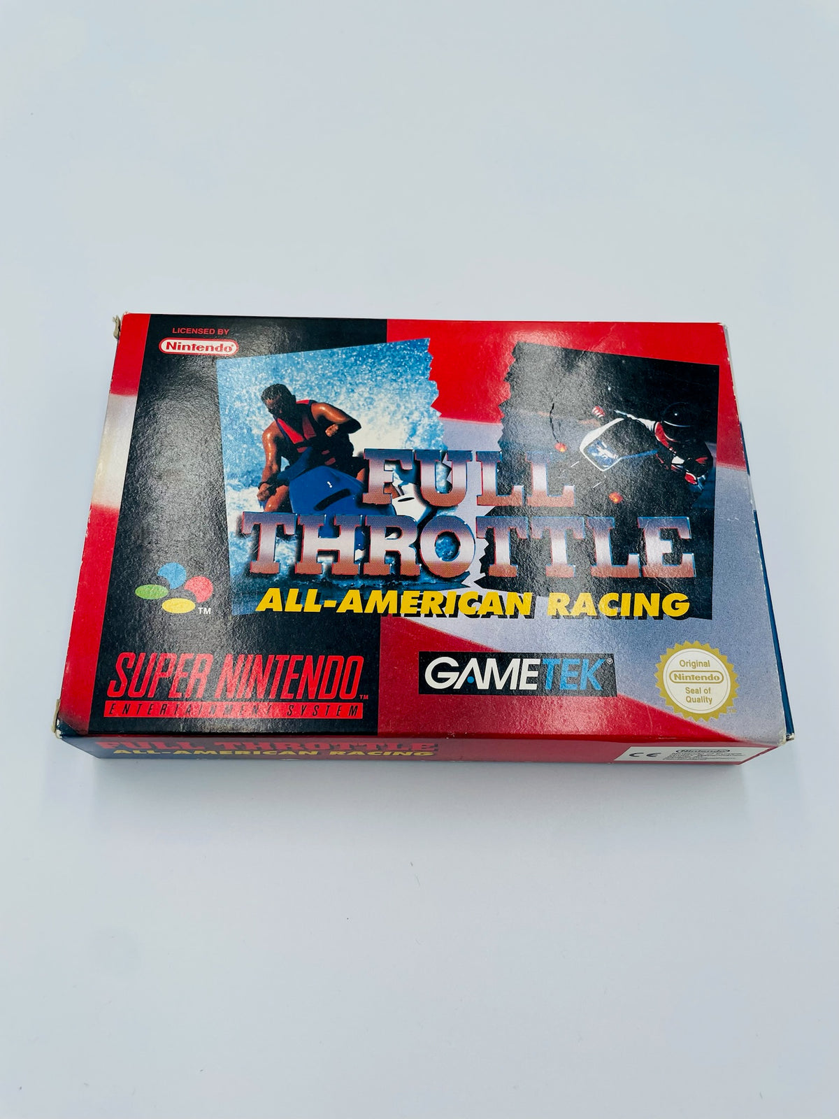 SNES | Full Throttle: All-American Racing | CIB