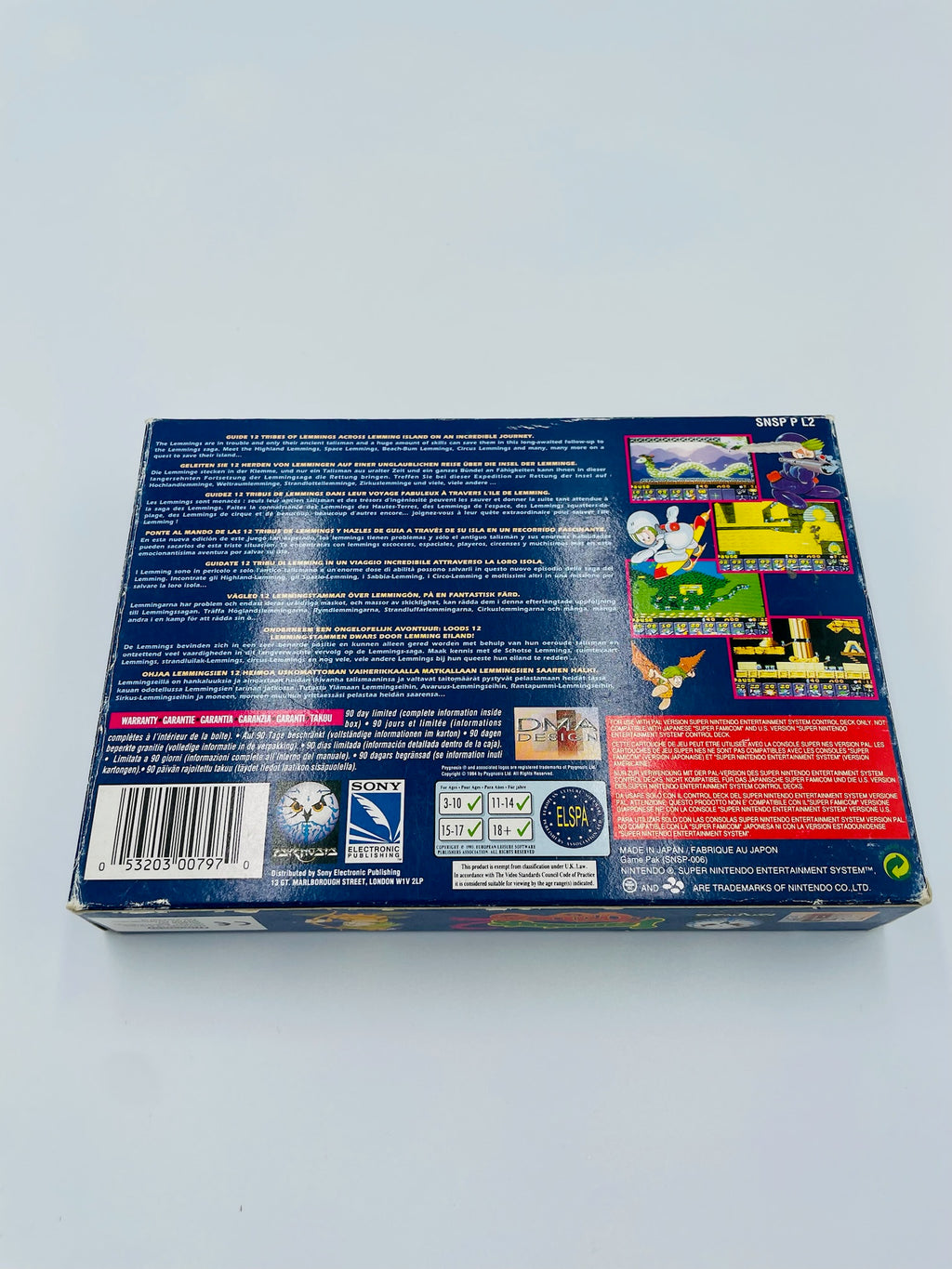 SNES | Lemmings 2: The Tribes | CIB