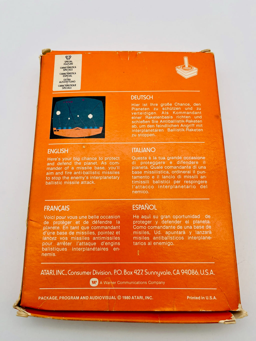 Atari 2600 | Missile Command | CIB