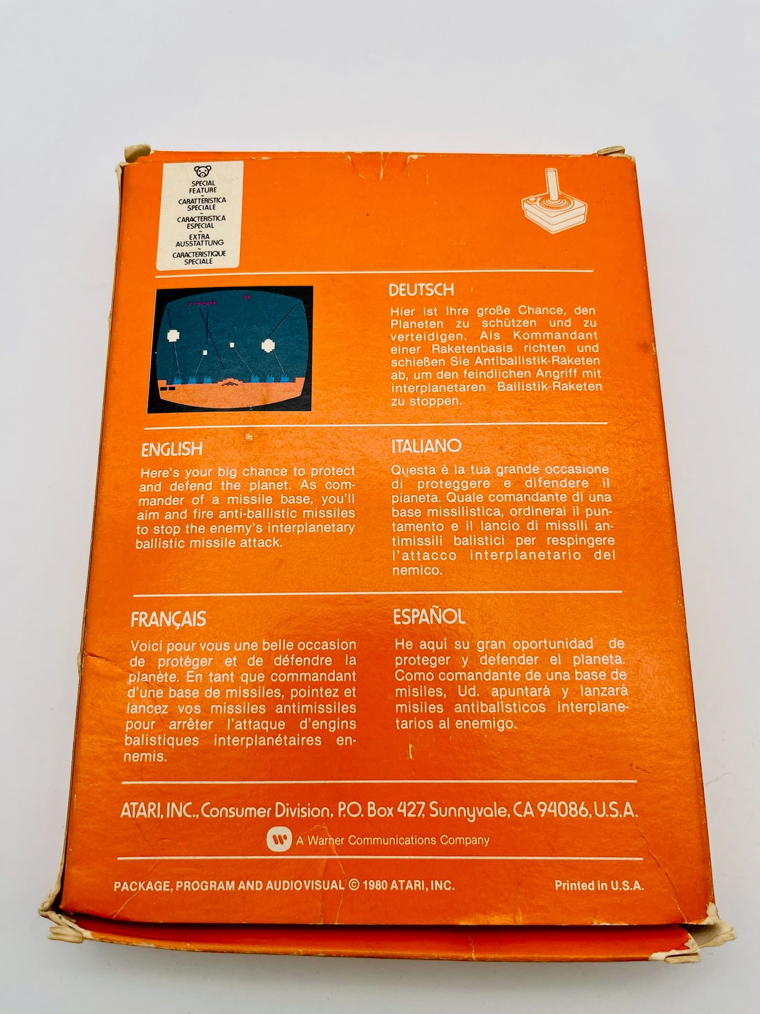 Atari 2600 | Missile Command | CIB