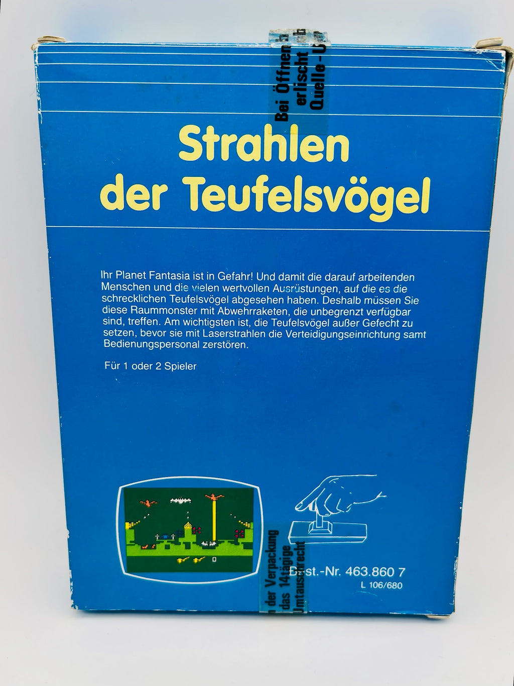 Atari 2600 | Strahlen der Teufelsvögel | CIB+