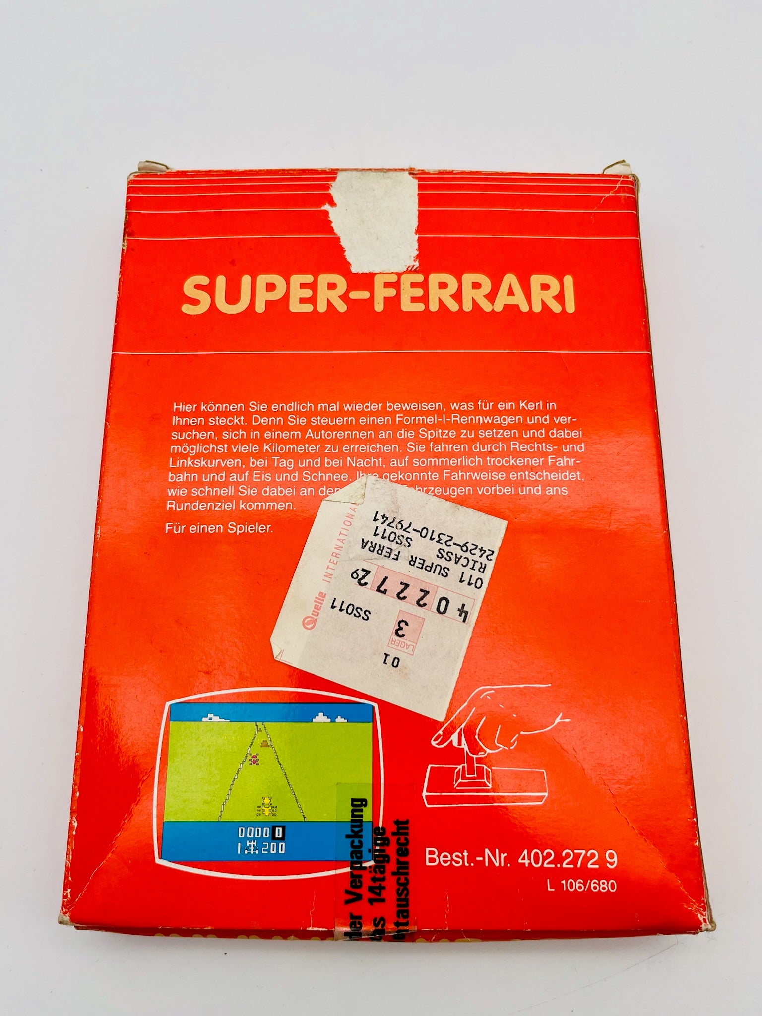 Atari 2600 | Super-Ferrari (Ferrari GP Challenge) | CIB+