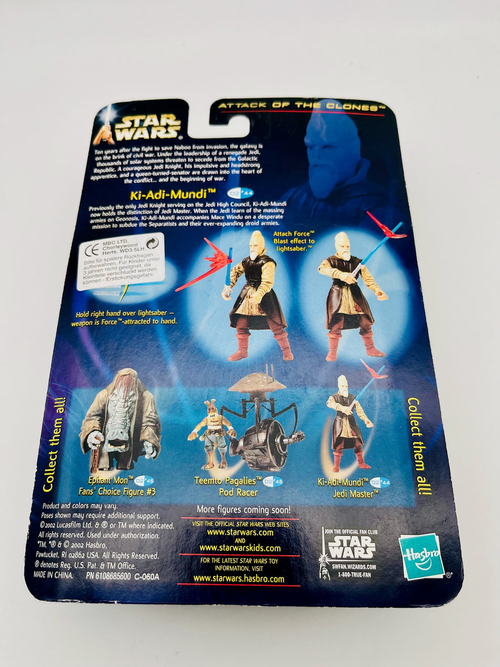 Star Wars Ki-Adi-Mundi CIB | Attack of the Clones Jedi Master