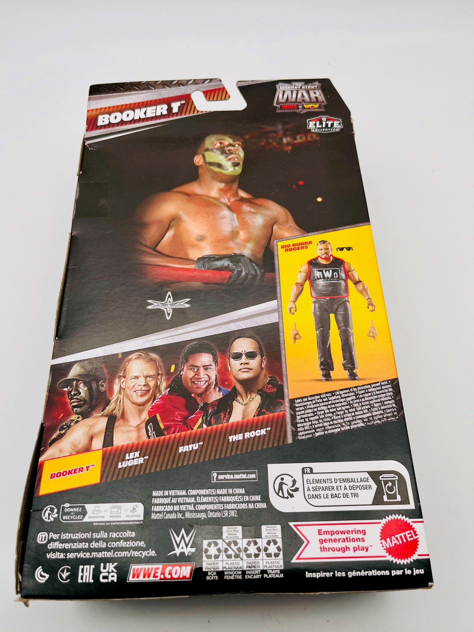 WWE Mattel Monday Night War Booker T CIB | Elite Collection