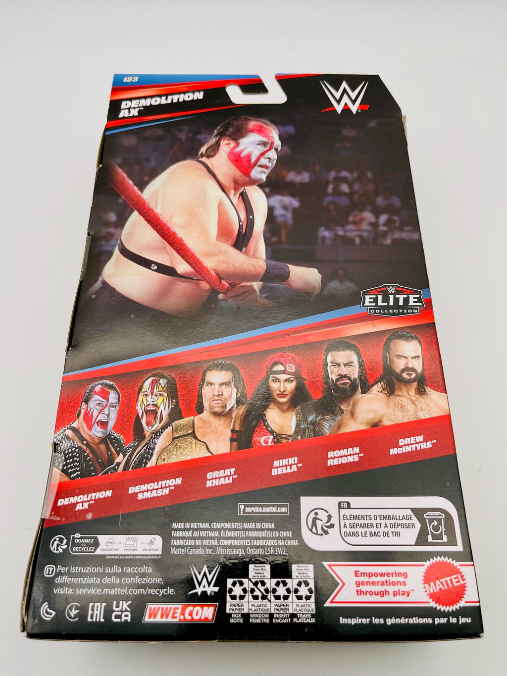 WWE Elite Collection Demolition Ax CIB | Serie 123