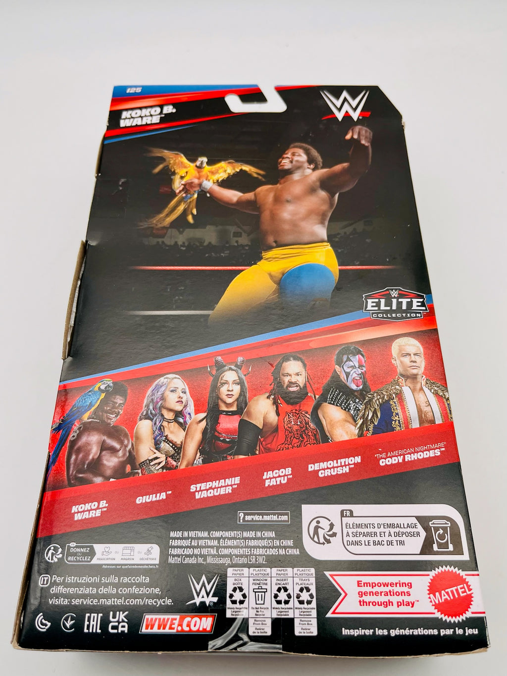 WWE Elite Collection 125 | Koko B. Ware mit Papagei | CIB
