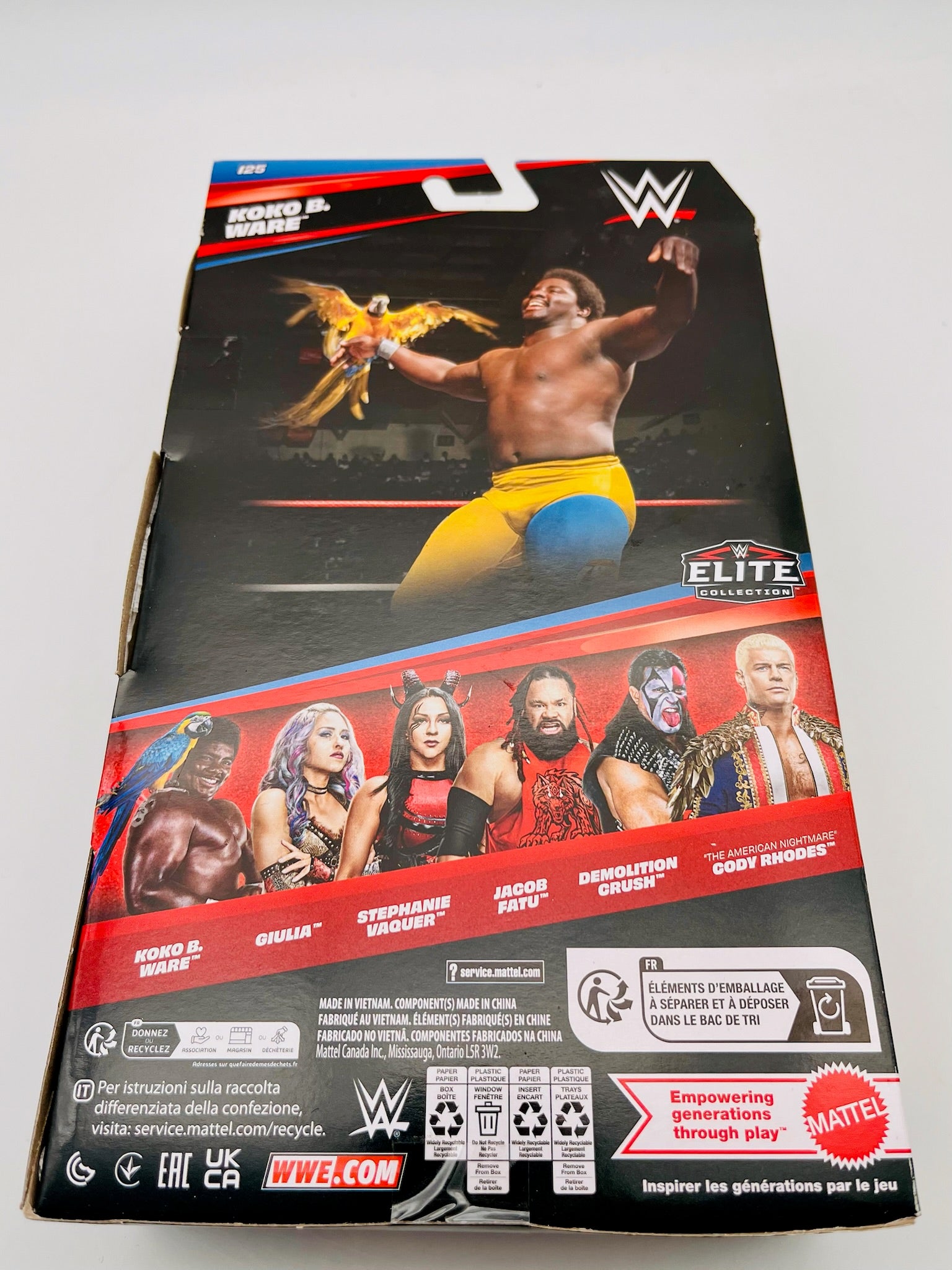 WWE Elite Collection 125 | Koko B. Ware mit Papagei | CIB
