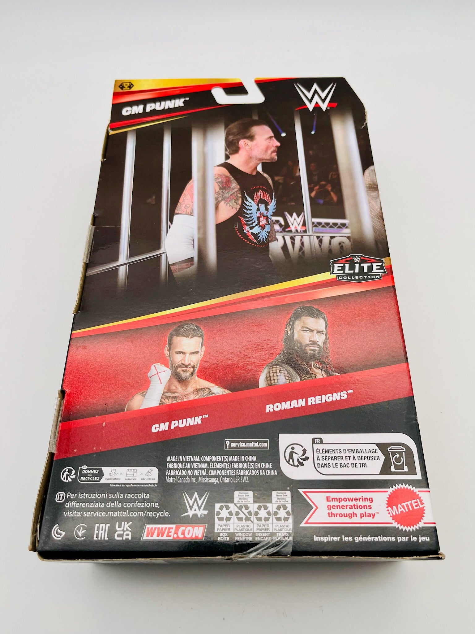WWE Elite Collection CM Punk Action Figure CIB | Mattel