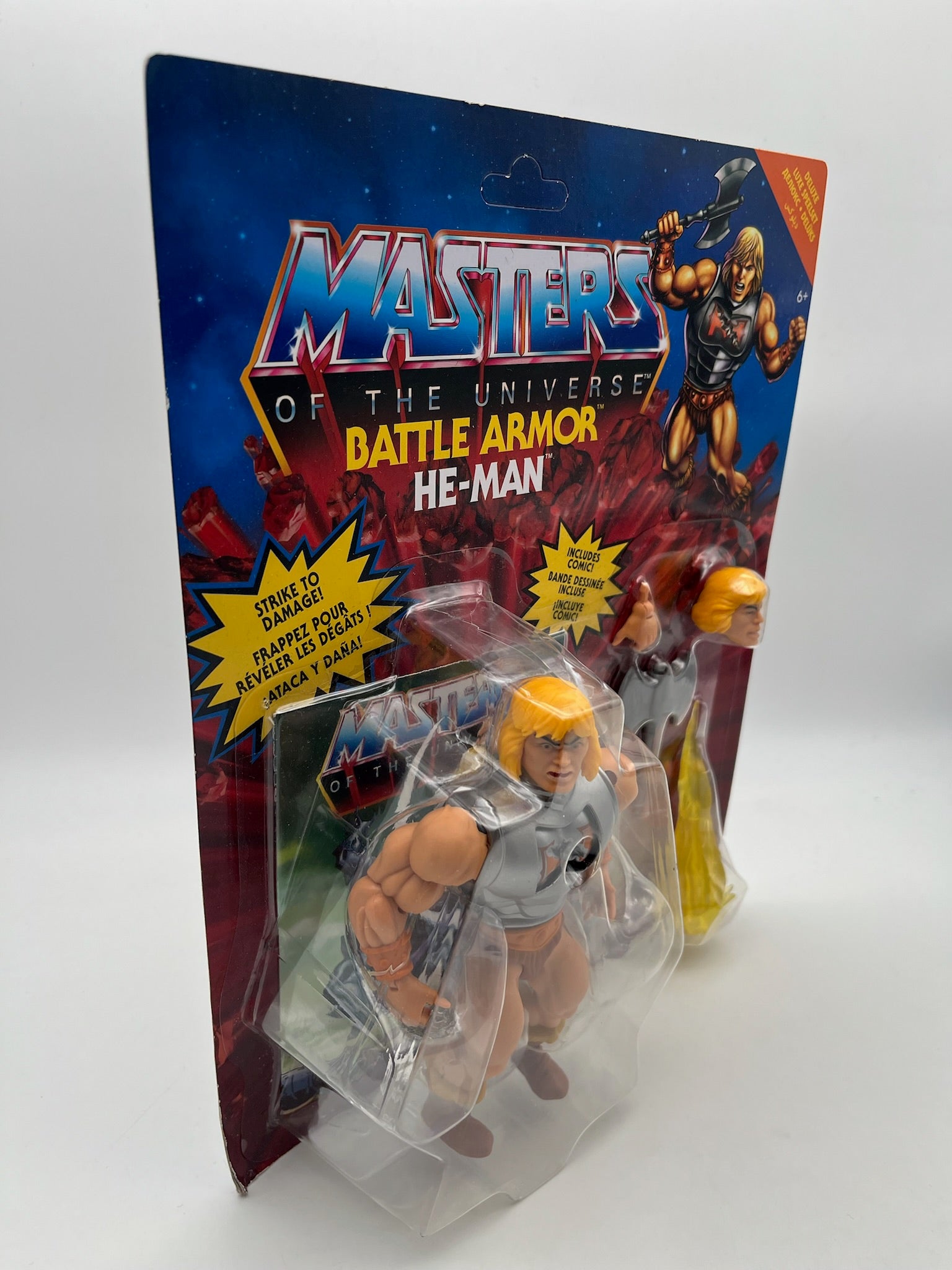 MOTU He-Man Battle Armor He-Man CIB | Masters of the Universe Origins