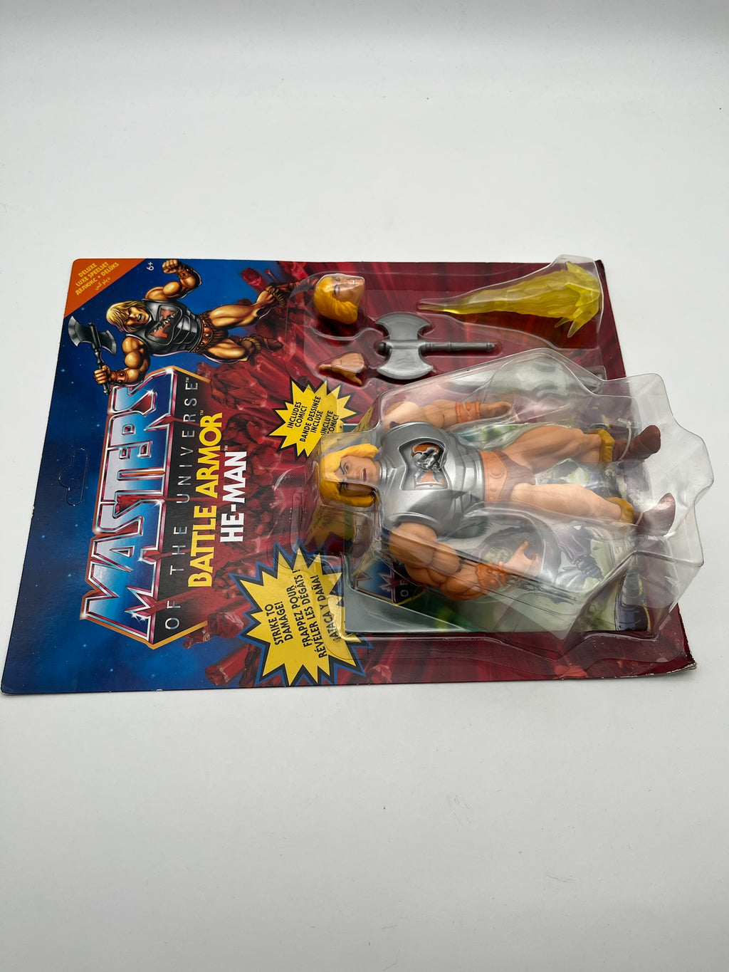 MOTU He-Man Battle Armor He-Man CIB | Masters of the Universe Origins