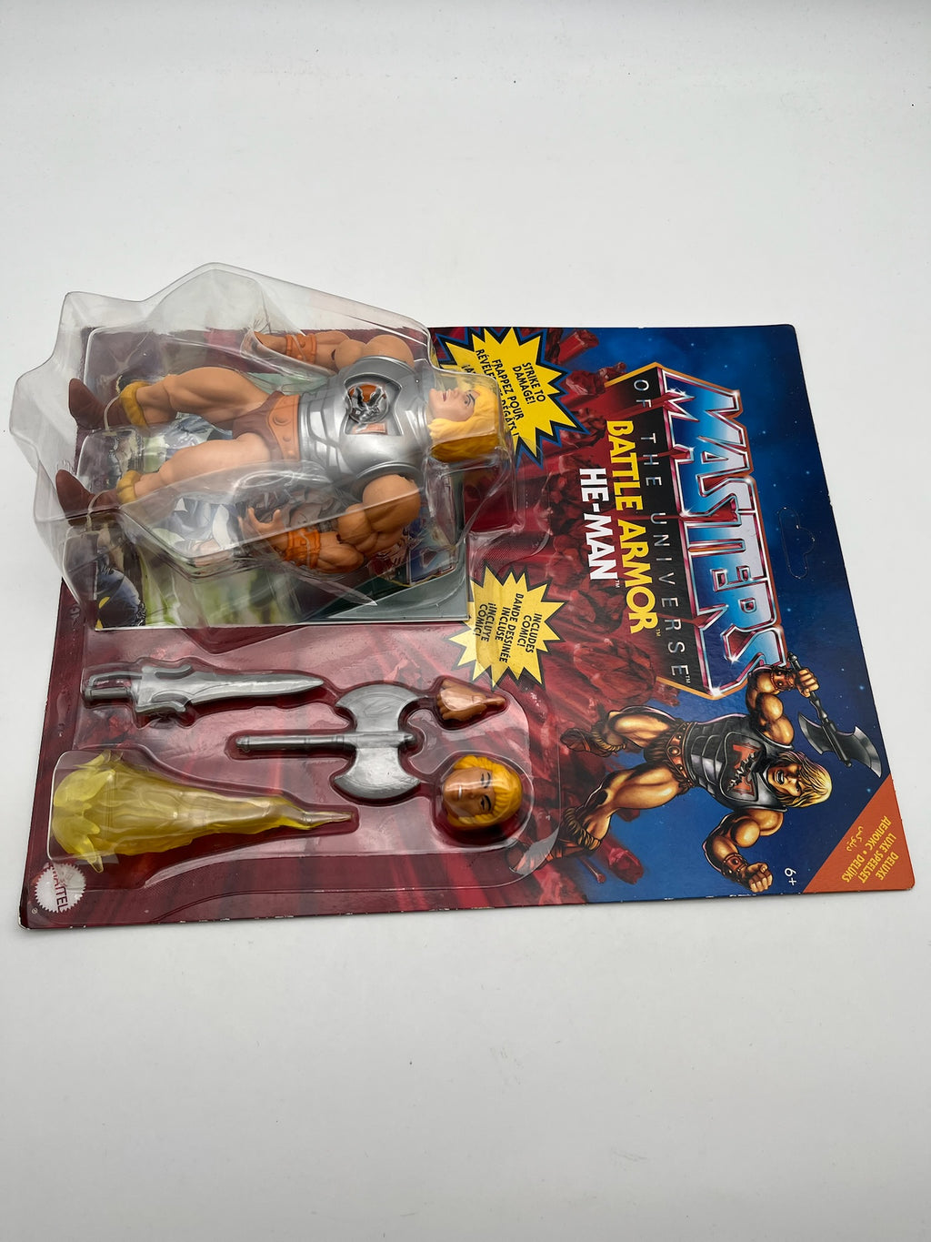 MOTU He-Man Battle Armor He-Man CIB | Masters of the Universe Origins