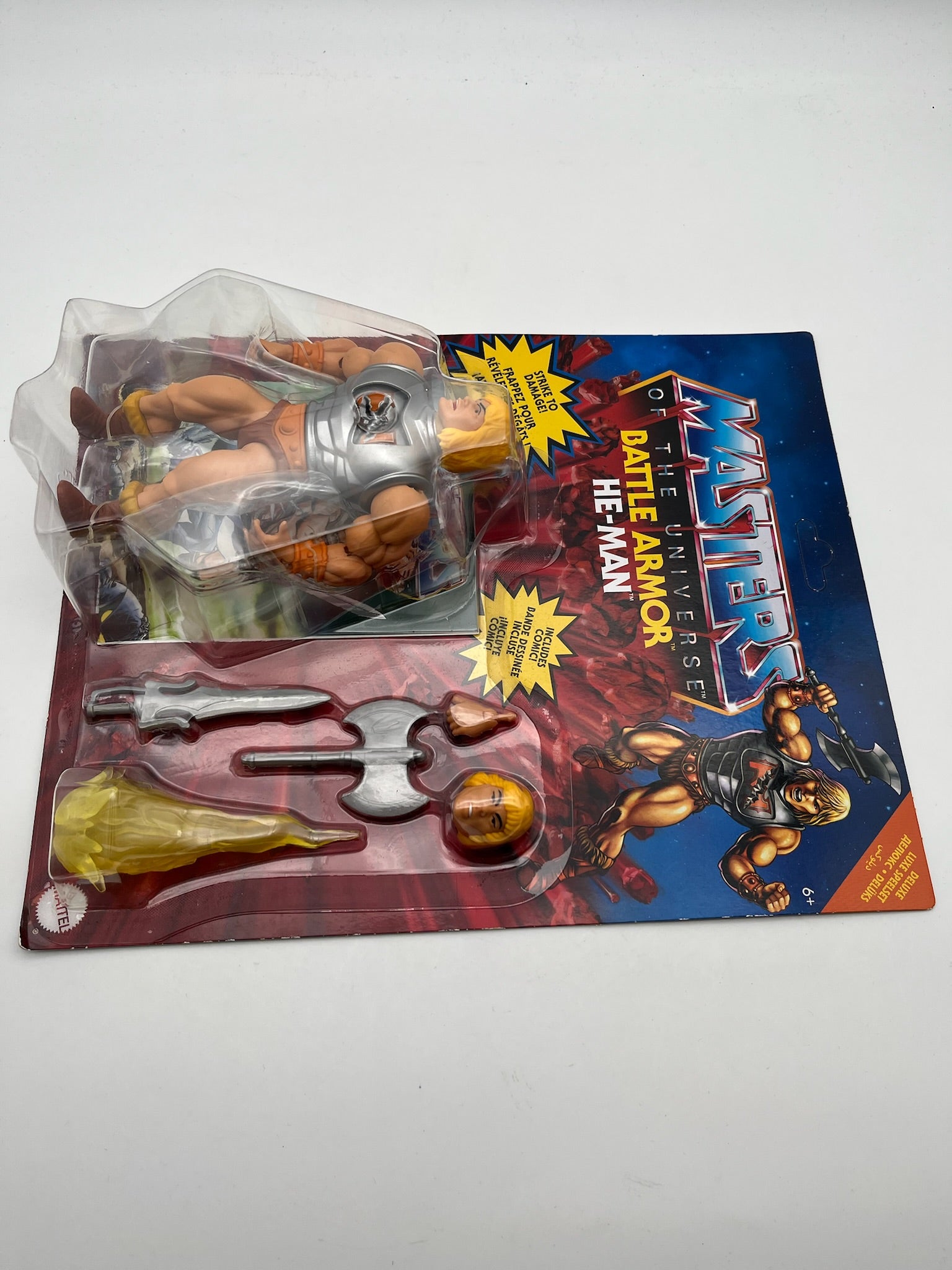 MOTU He-Man Battle Armor He-Man CIB | Masters of the Universe Origins