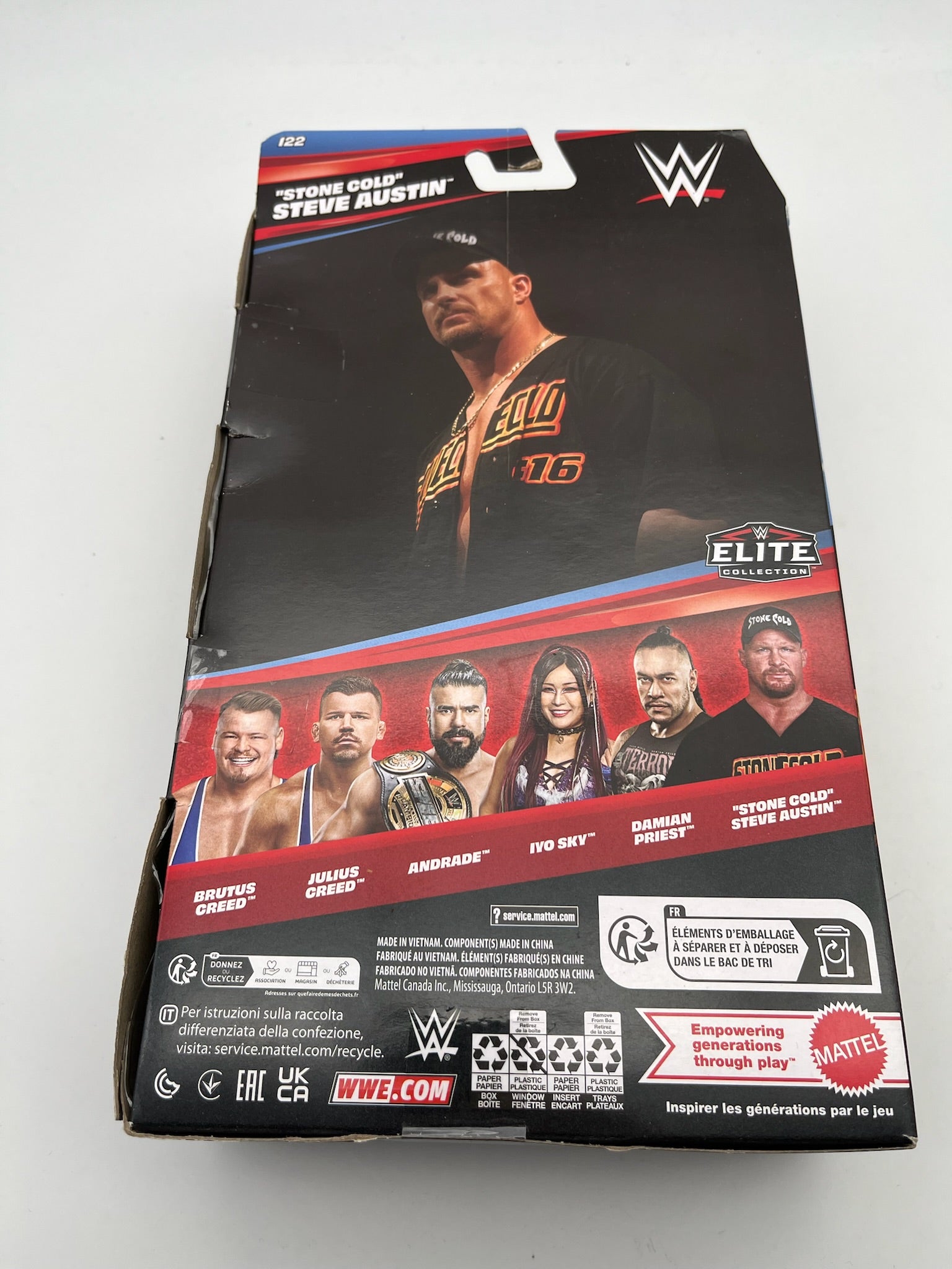 WWE Elite Collection Stone Cold Steve Austin CIB | Figur #122