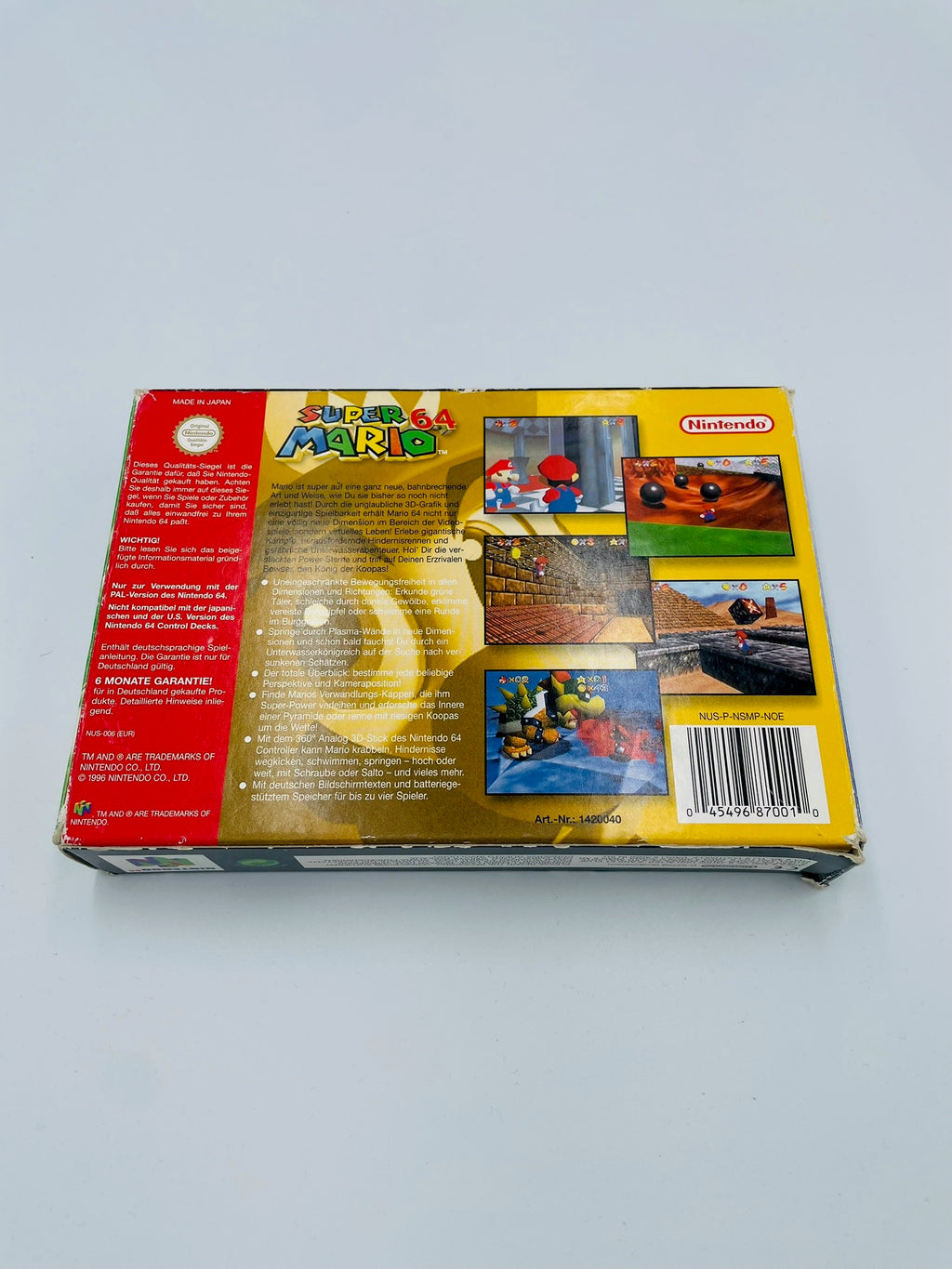 N64 | Super Mario 64 | OVP