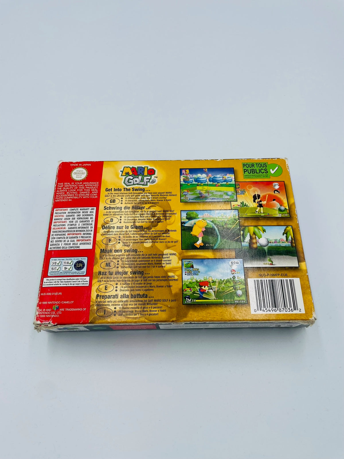 N64 | Mario Golf | OVP