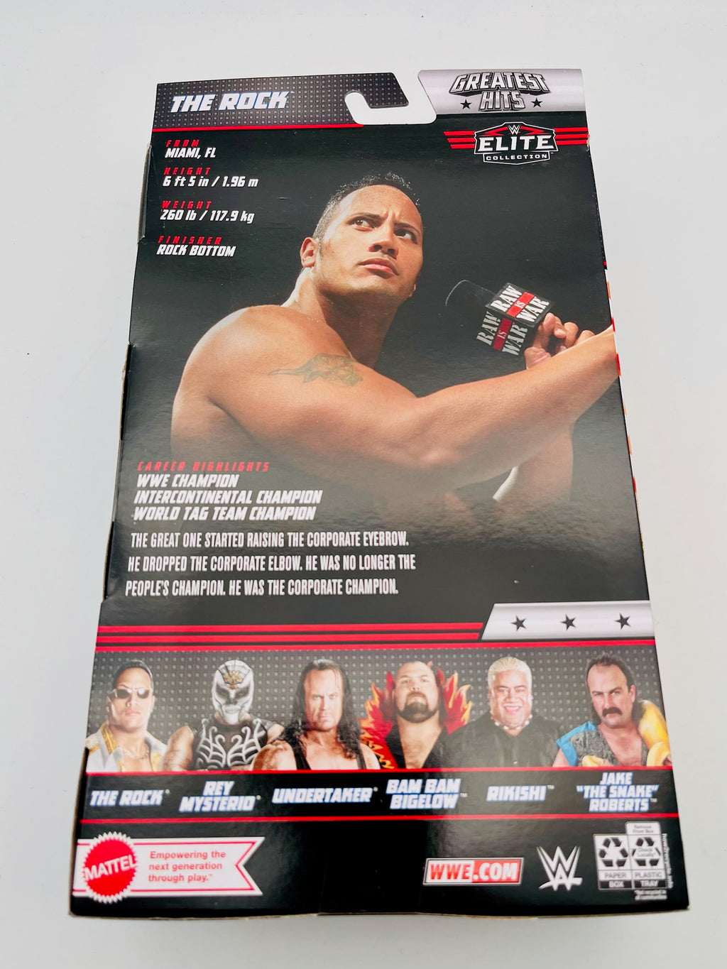 WWE Elite Collection The Rock CIB | Greatest Hits
