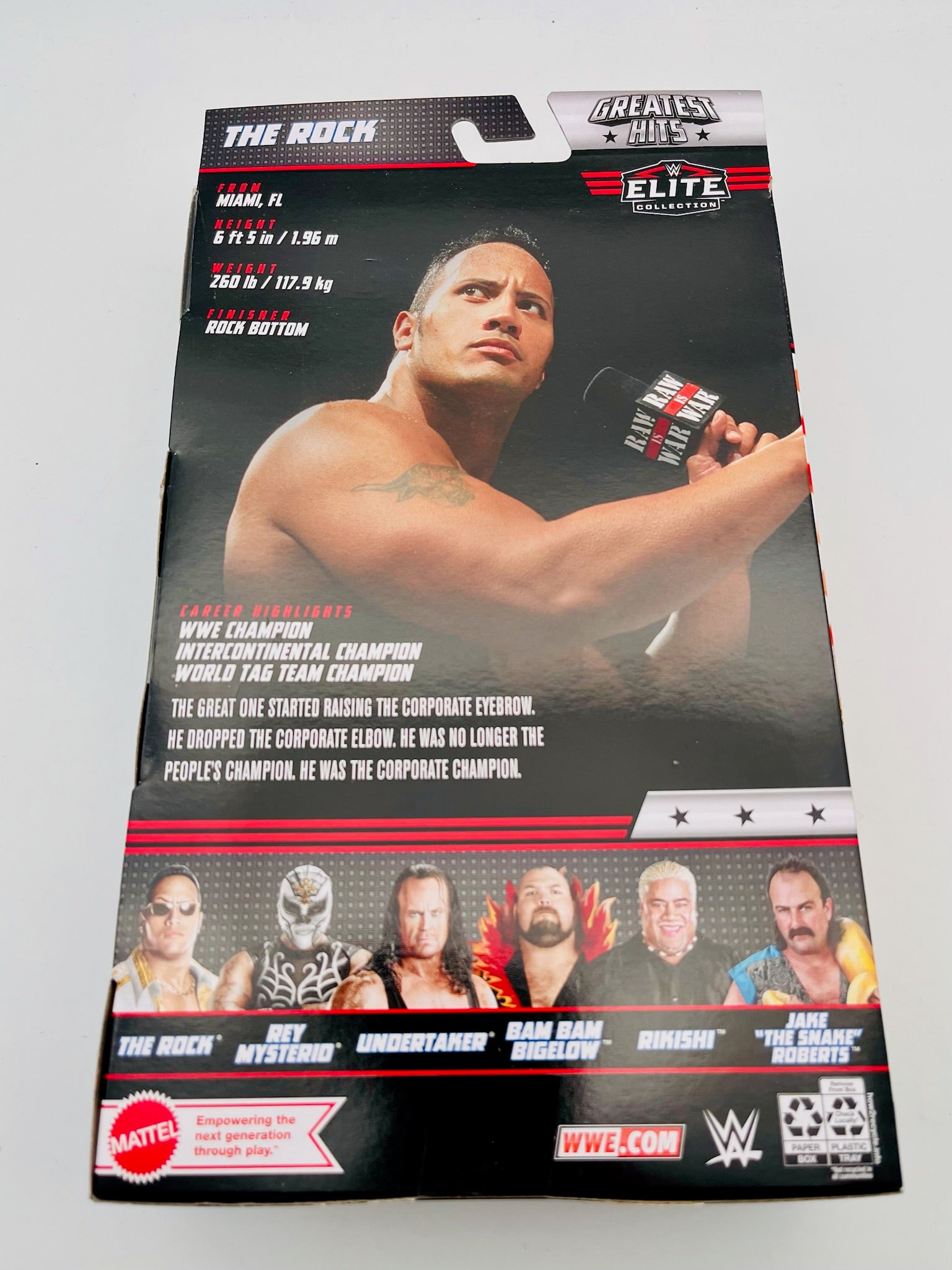 WWE Elite Collection The Rock CIB | Greatest Hits