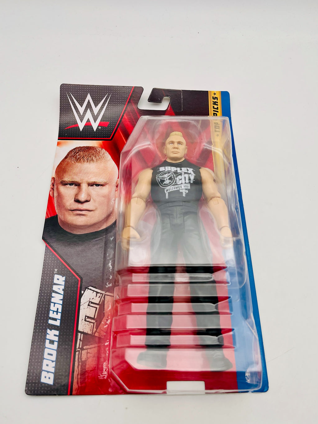 WWE Brock Lesnar Actionfigur CIB | Top Picks Serie