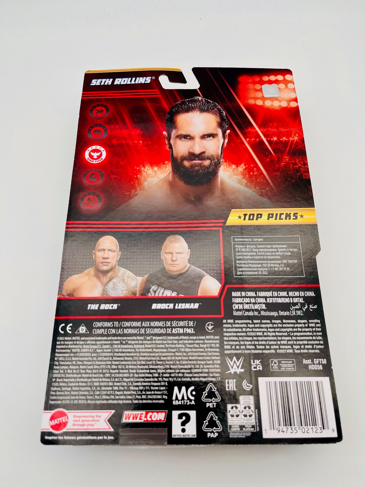WWE Seth Rollins Actionfigur CIB | Top Picks Serie
