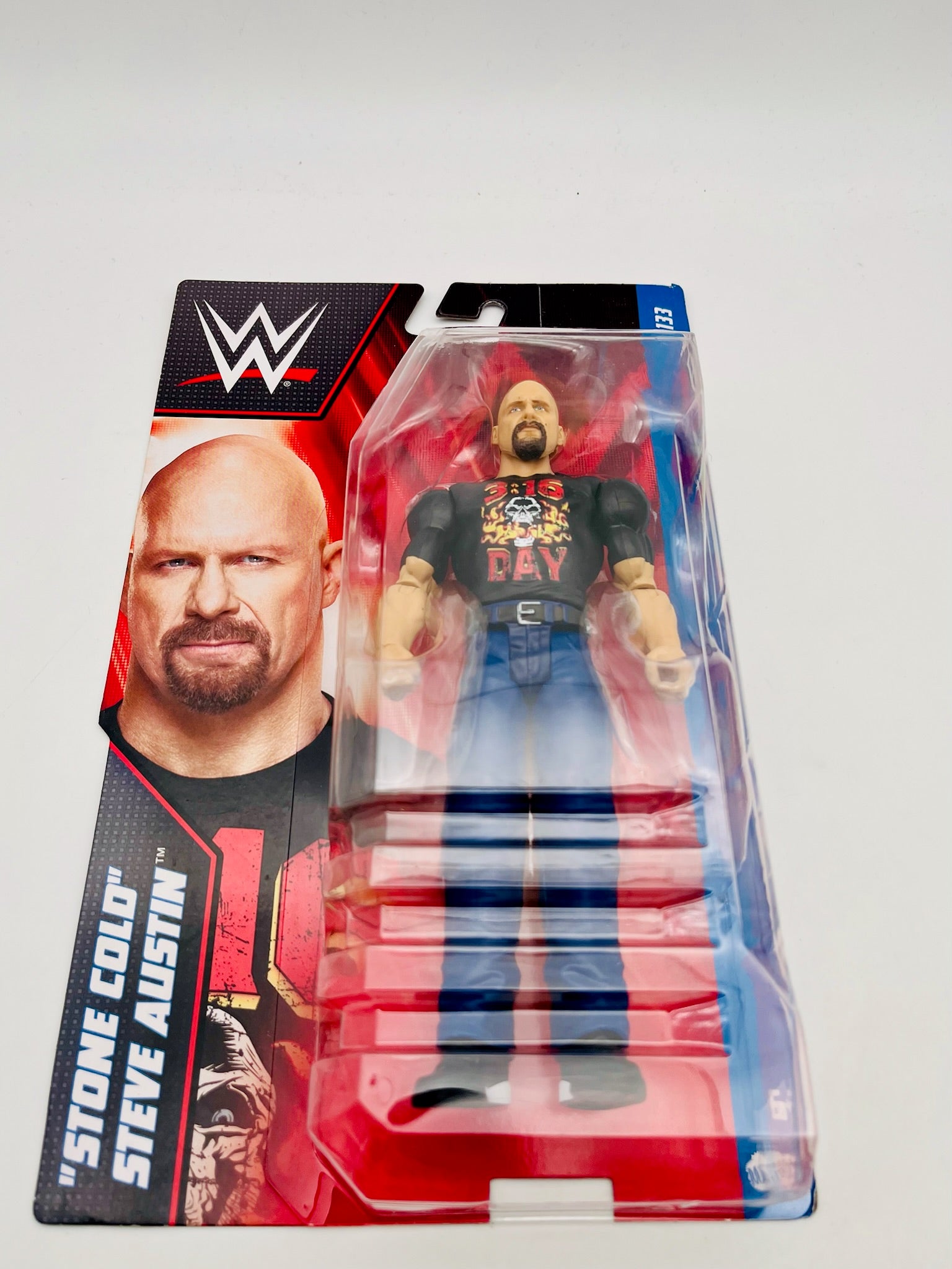 WWE Stone Cold Steve Austin Action Figur CIB | Serie #133