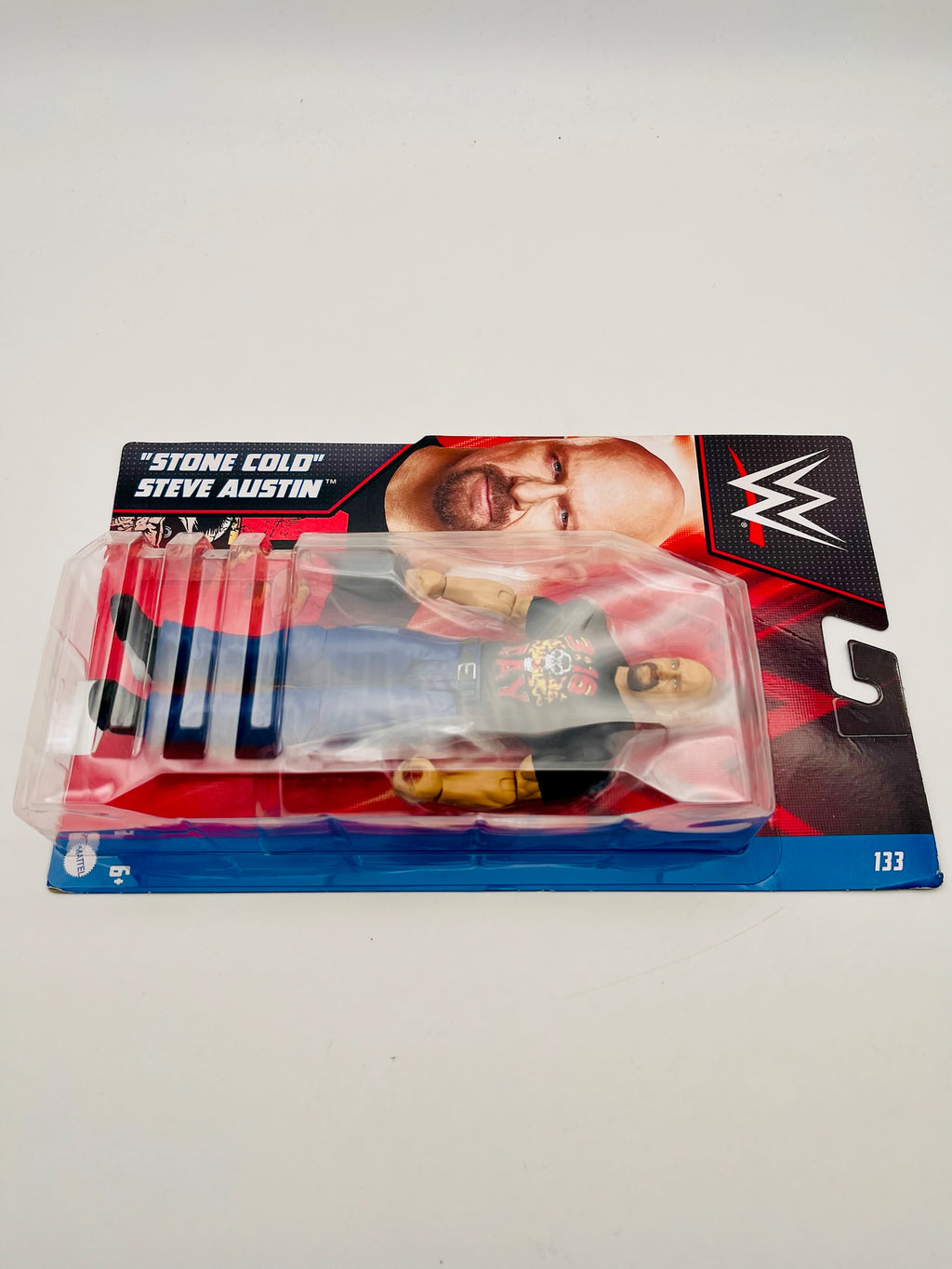 WWE Stone Cold Steve Austin Action Figur CIB | Serie #133