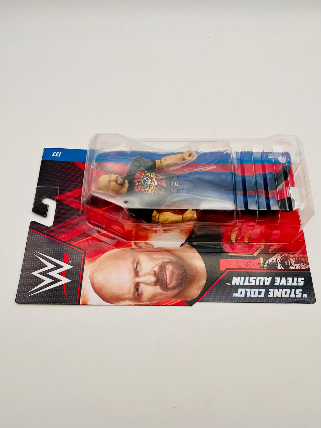 WWE Stone Cold Steve Austin Action Figur CIB | Serie #133