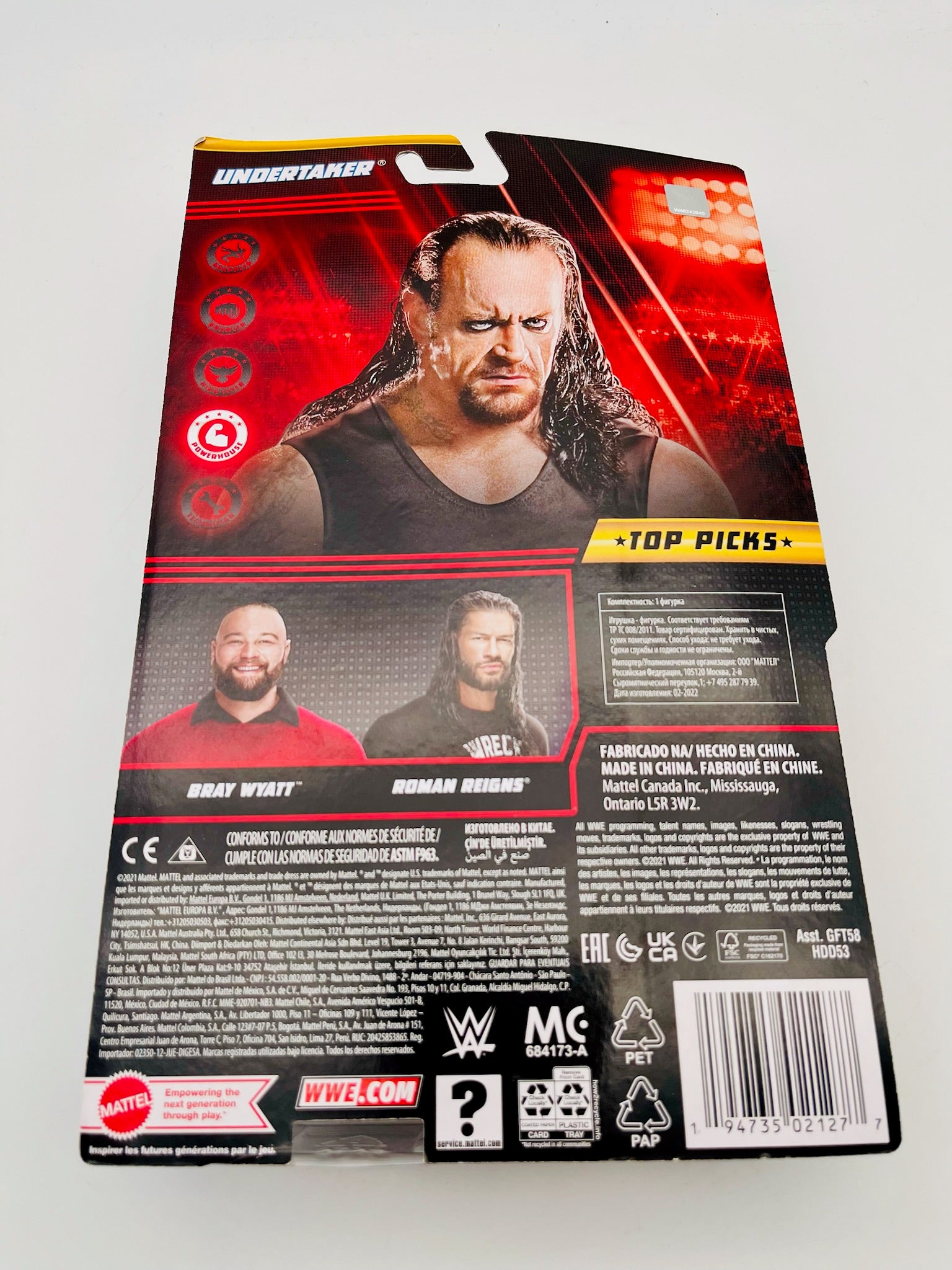 WWE Undertaker Action-Figur CIB | Top Picks Serie