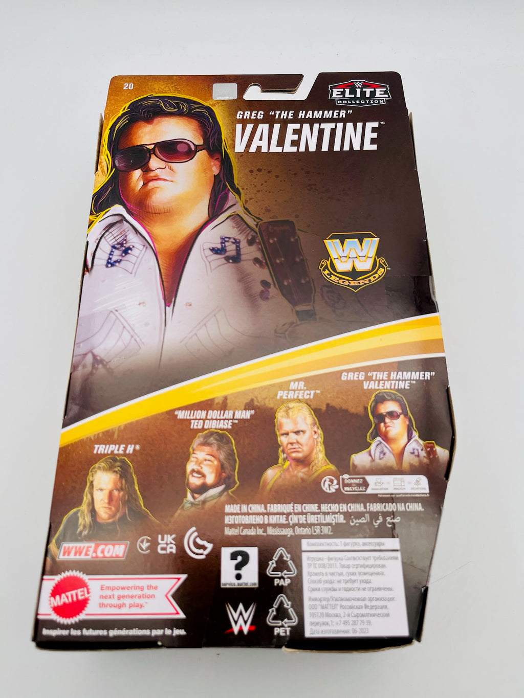 WWE Elite Collection Greg "The Hammer" Valentine CIB | True FX