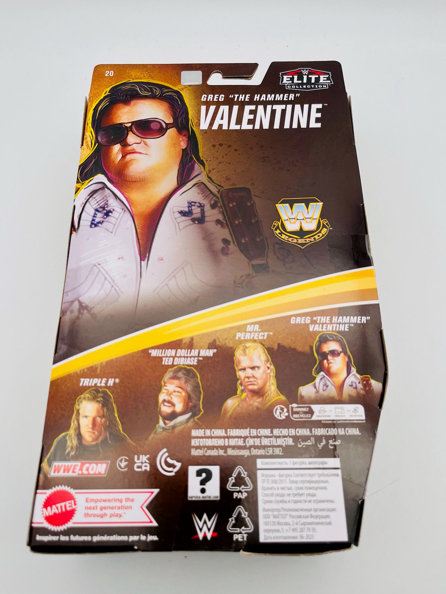 WWE Elite Collection Greg "The Hammer" Valentine CIB | True FX