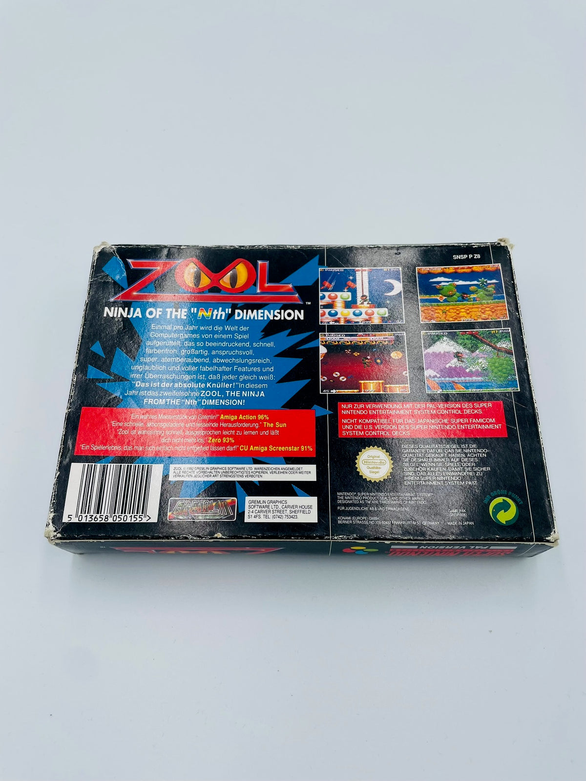 SNES | Zool: Ninja of the 'Nth' Dimension | OVP