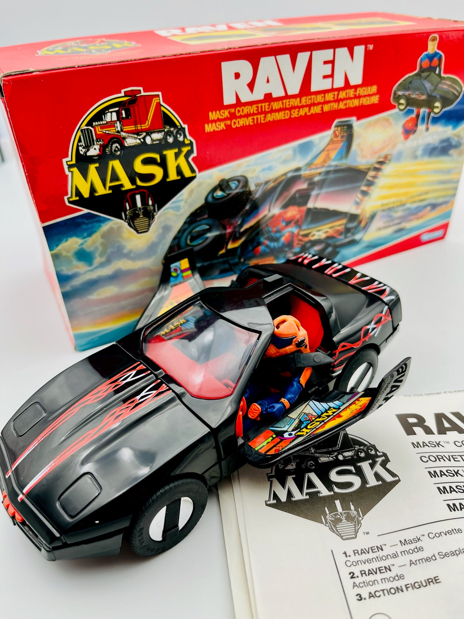 M.A.S.K. Raven Corvette Kenner 1986 OVP | Vintage 80er